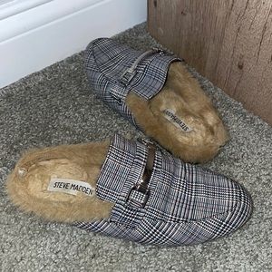 Steve Madden plaid mules